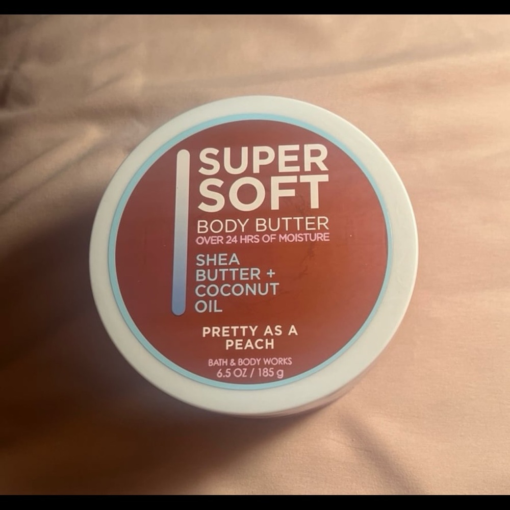 Bath & Body Works Super Soft Body Butter - Brown and White